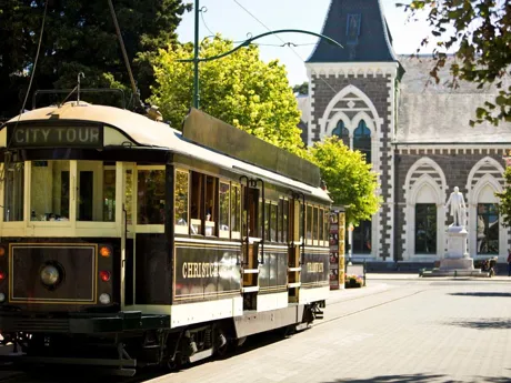 Tram Christchurch New Zealand