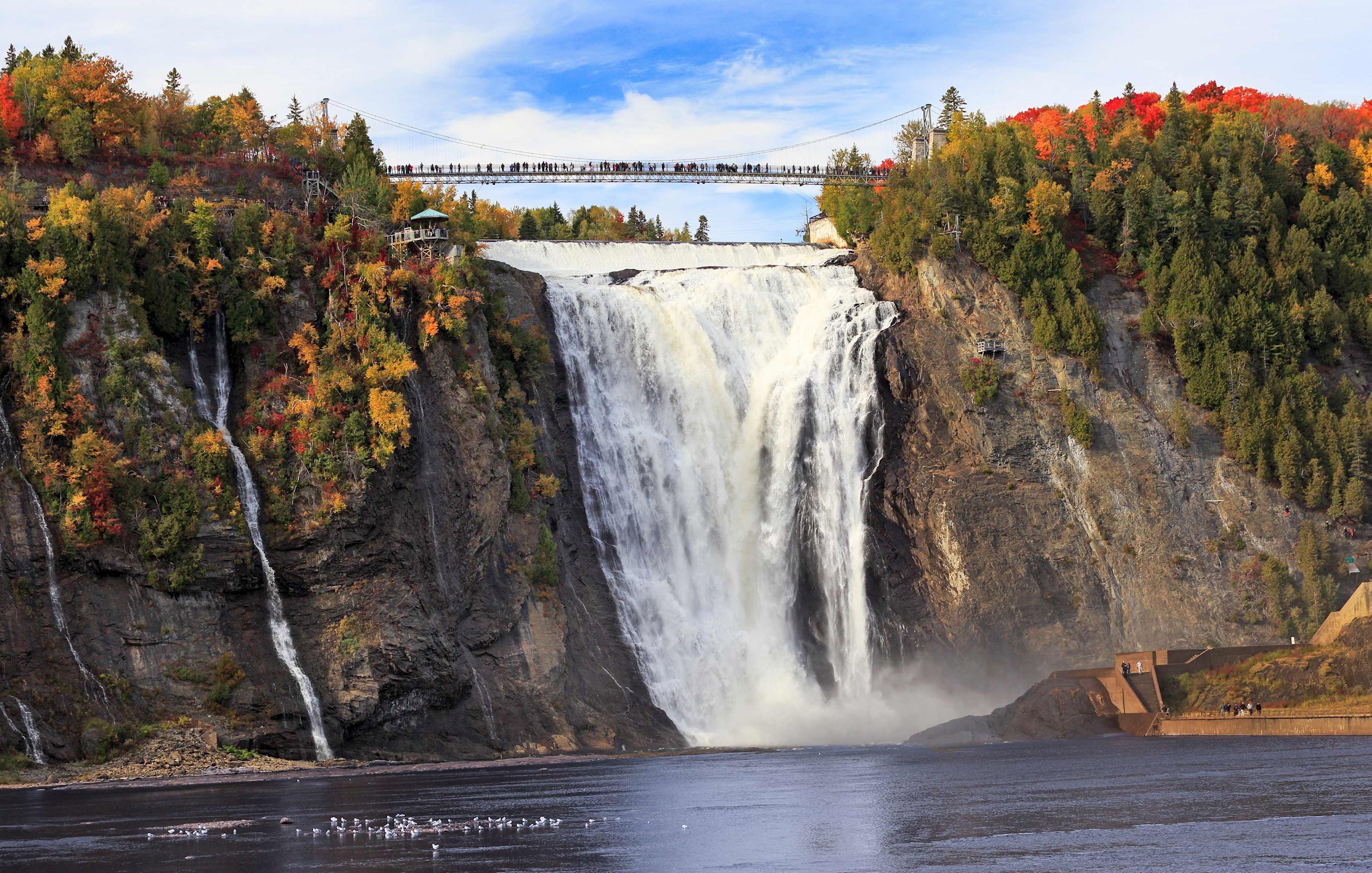 Montmorency Falls in Quebec, Canada