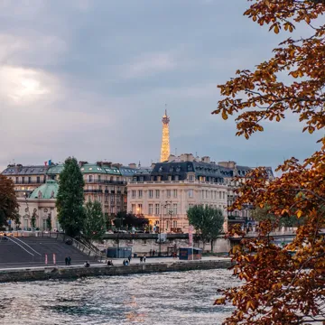 A view of Paris from the river