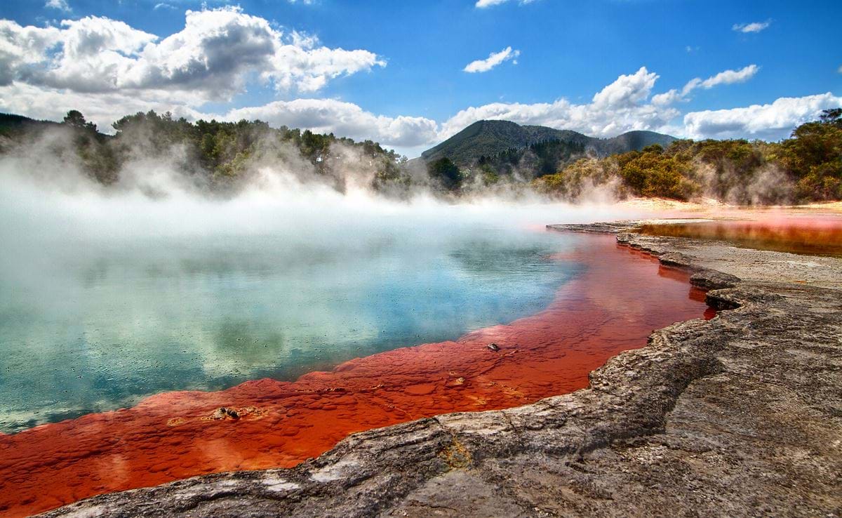 Geothermal baths in Rotorua New Zealand
