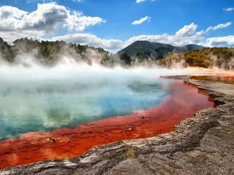 Geothermal baths in Rotorua New Zealand