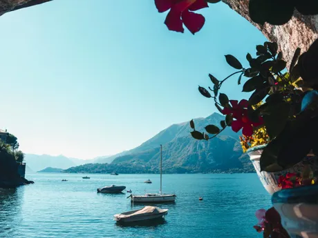 Boats on Lake Garda, Italy