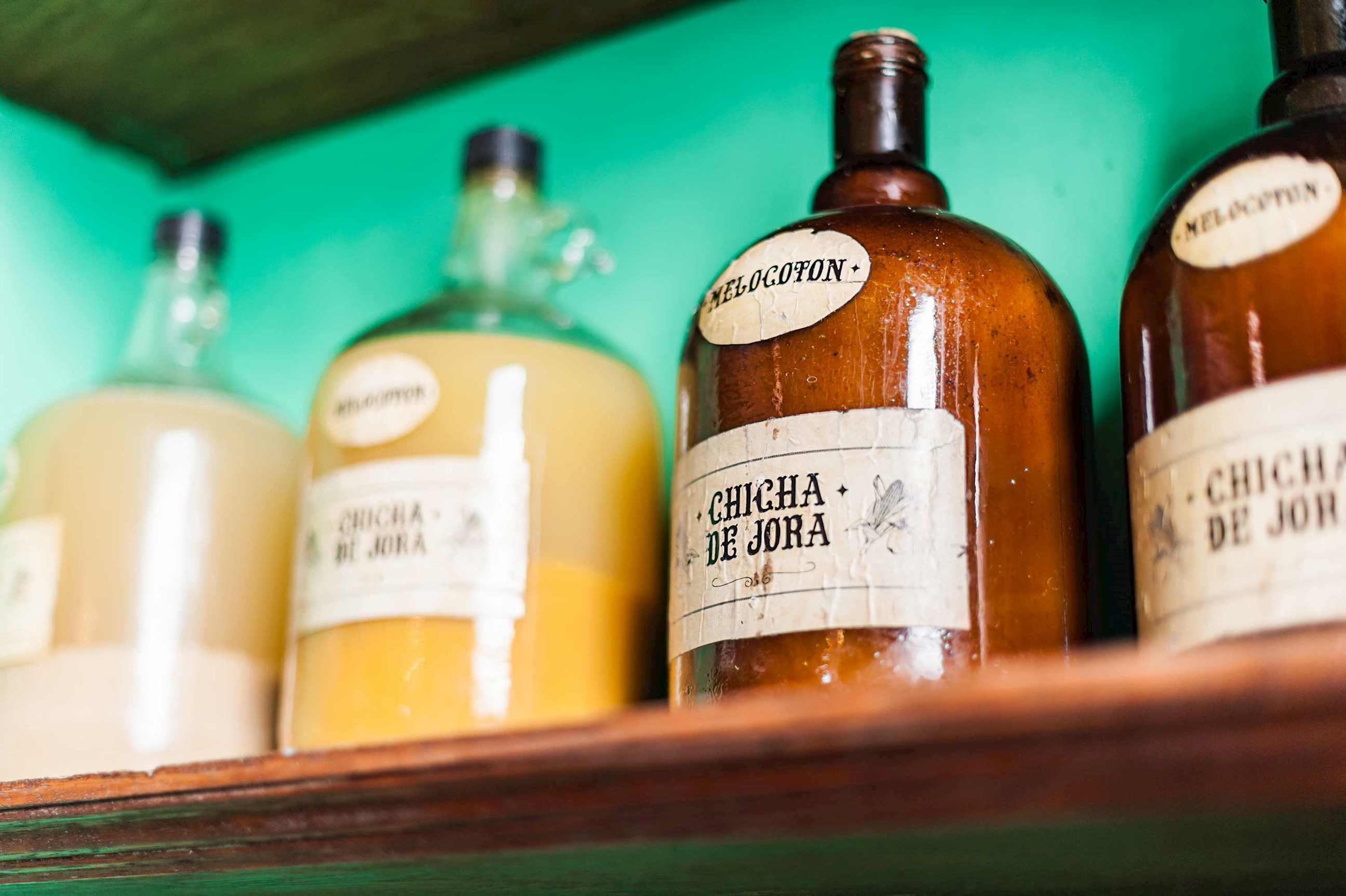 Chicha de jora in Sacred Valley, Peru