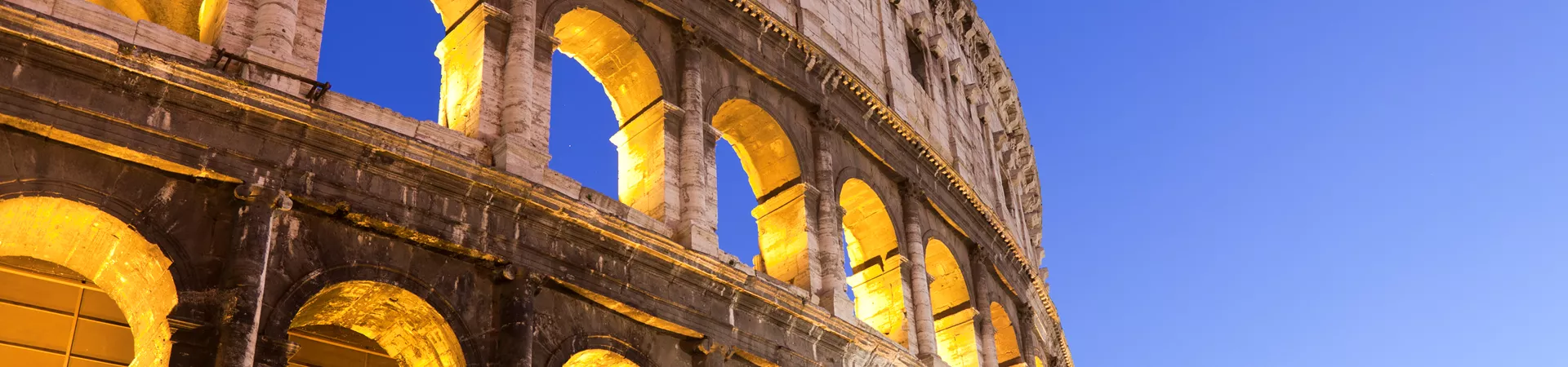 Colosseum Rome Italy At Night Detail 164928627
