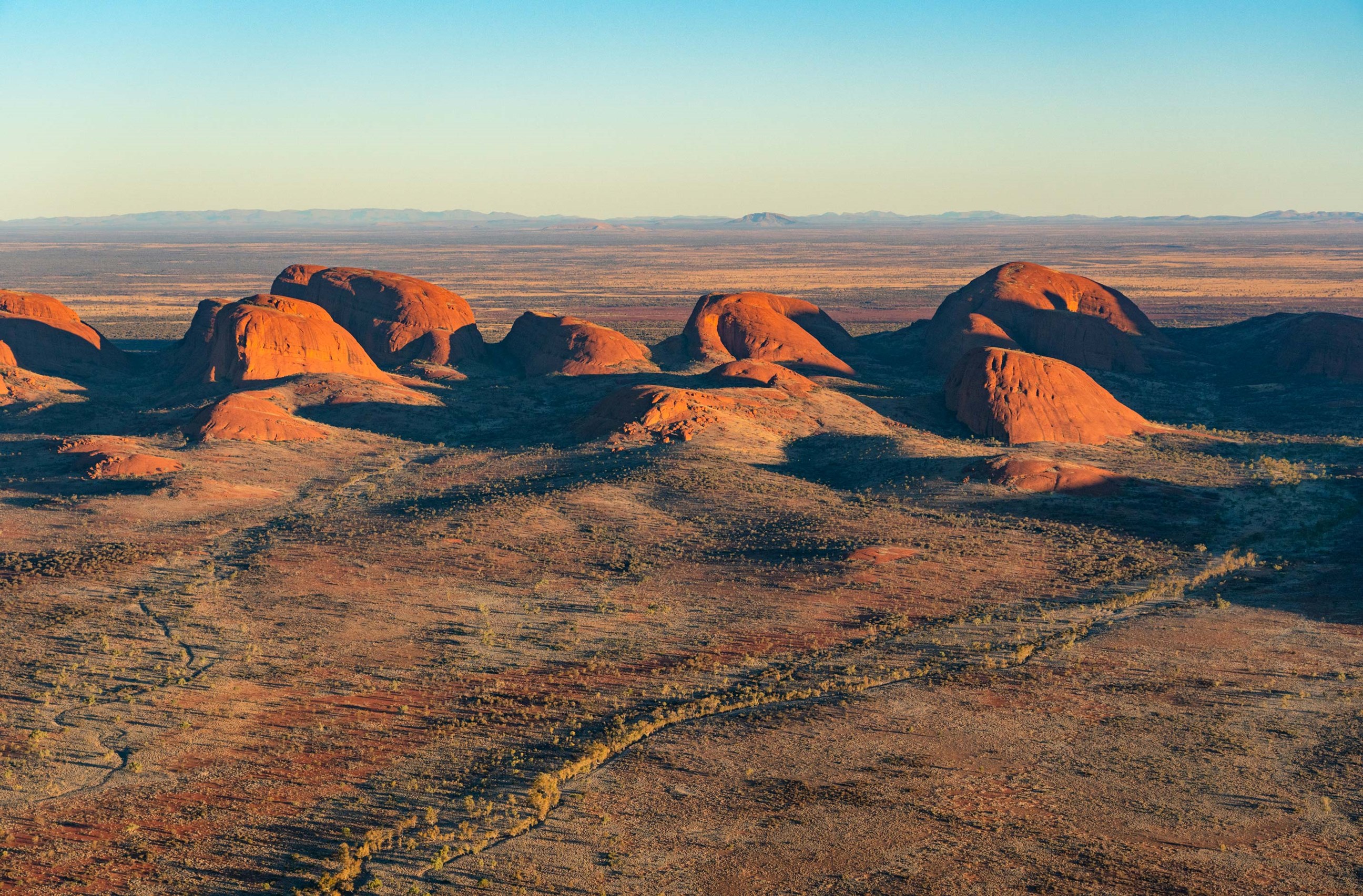 View of Kata Tjuta, Uluru in Australia