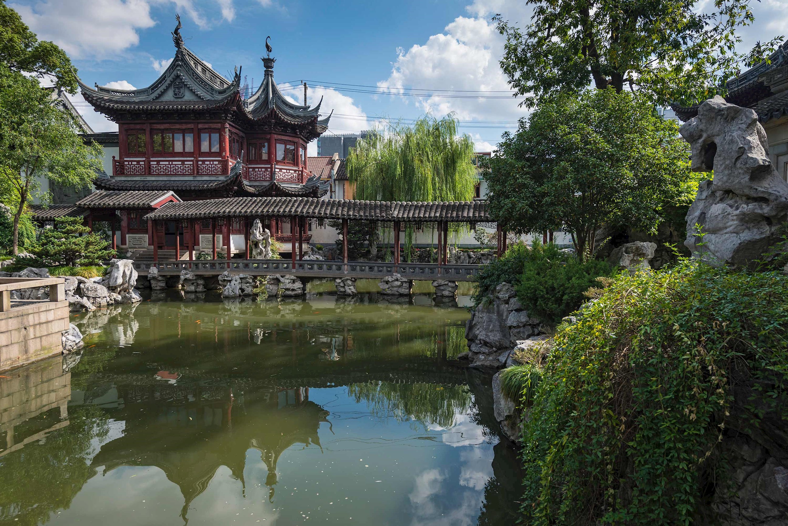 Dianchun Hall in Yuyuan Garden in Shanghai, China