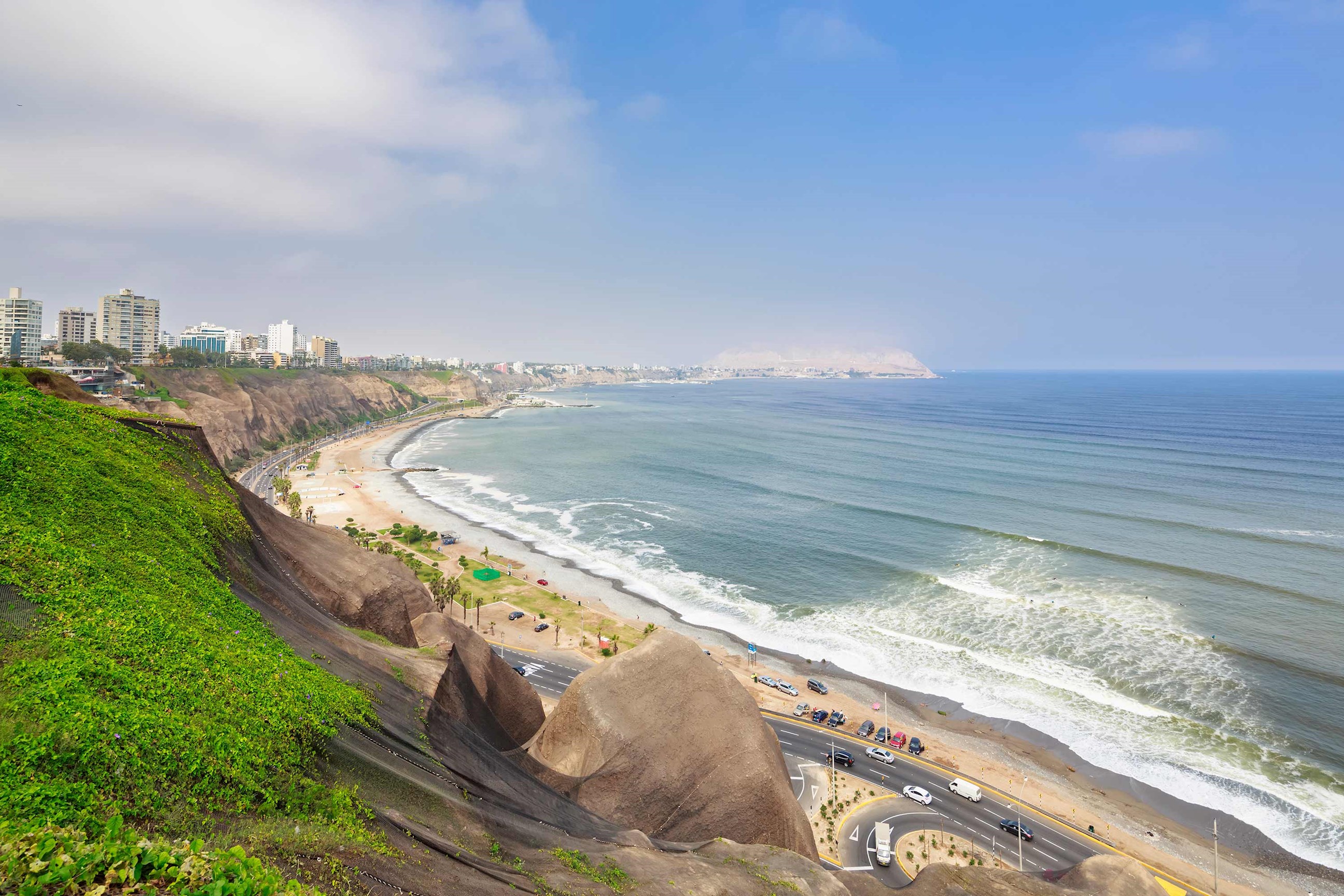 Beach in Lima, Peru