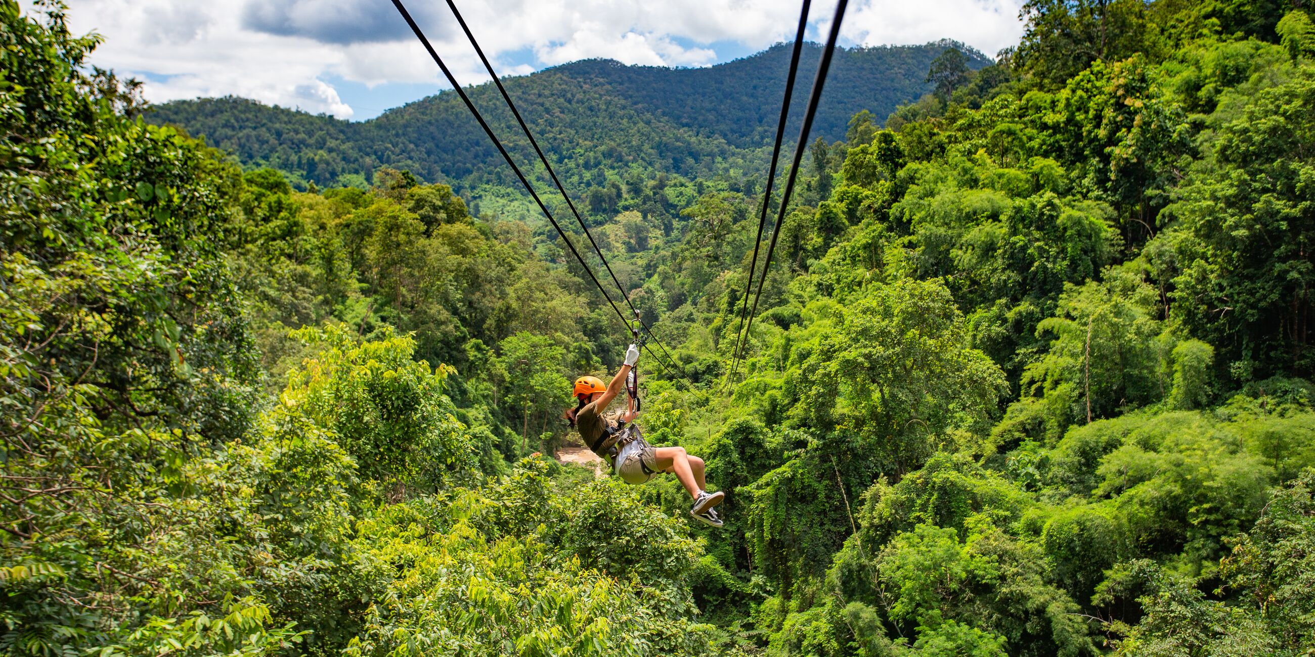 Zipline adventure in Chiang Mai, Thailand