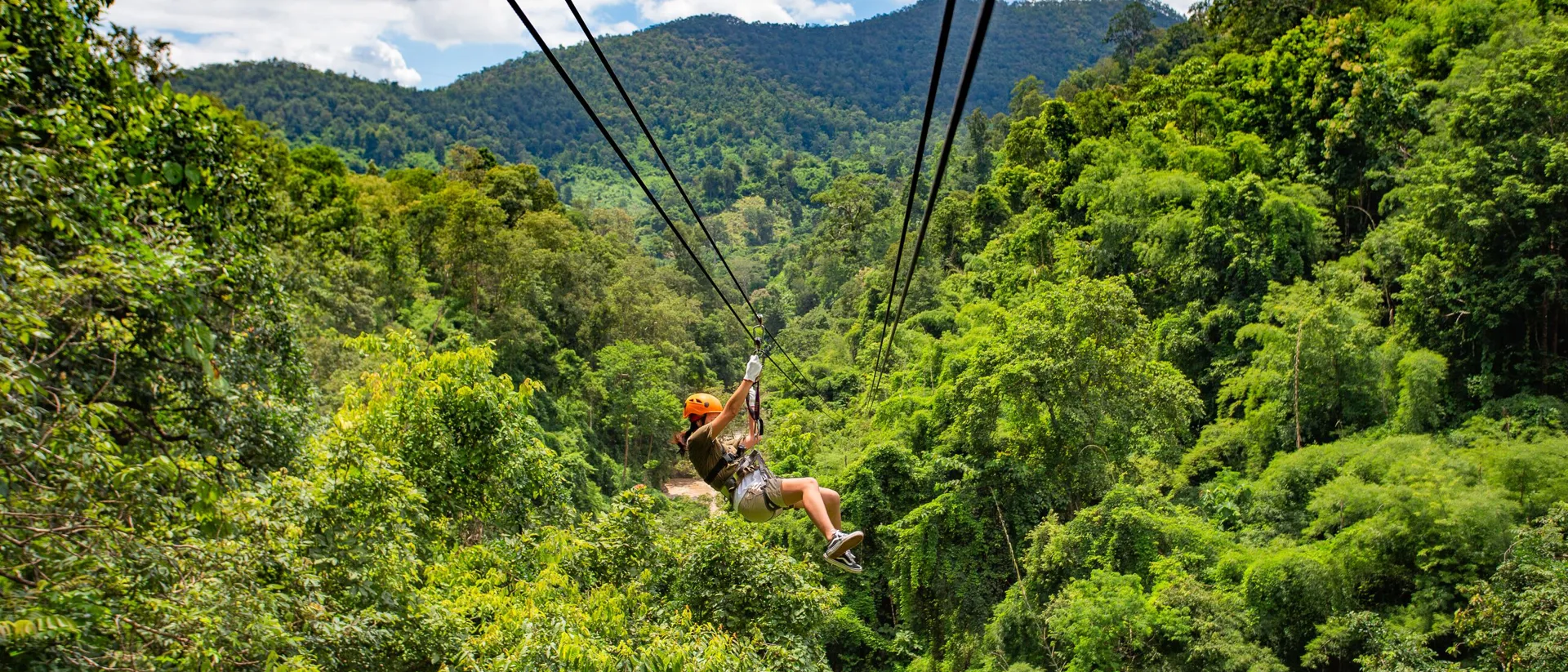 Zipline adventure in Chiang Mai, Thailand