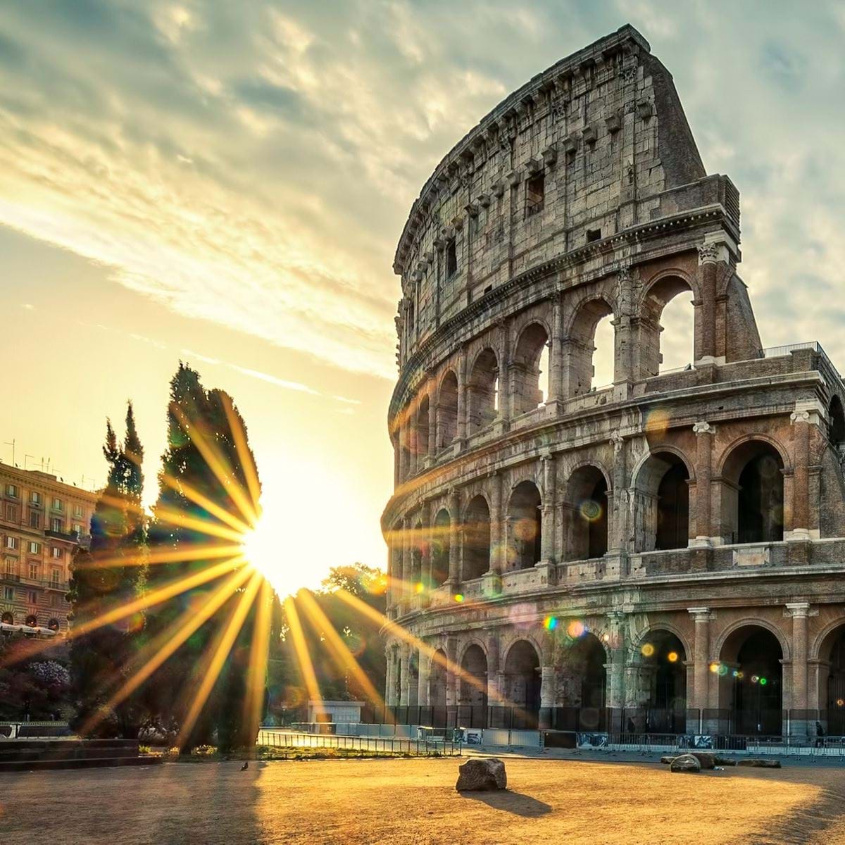 The Colloseum in Rome Italy