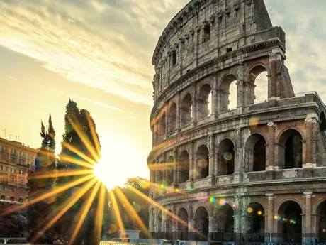The Colloseum in Rome Italy