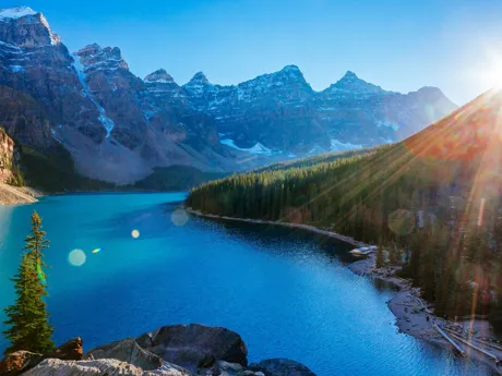Moraine Lake, Lake Louise, Banff National Park, Alberta, Canada