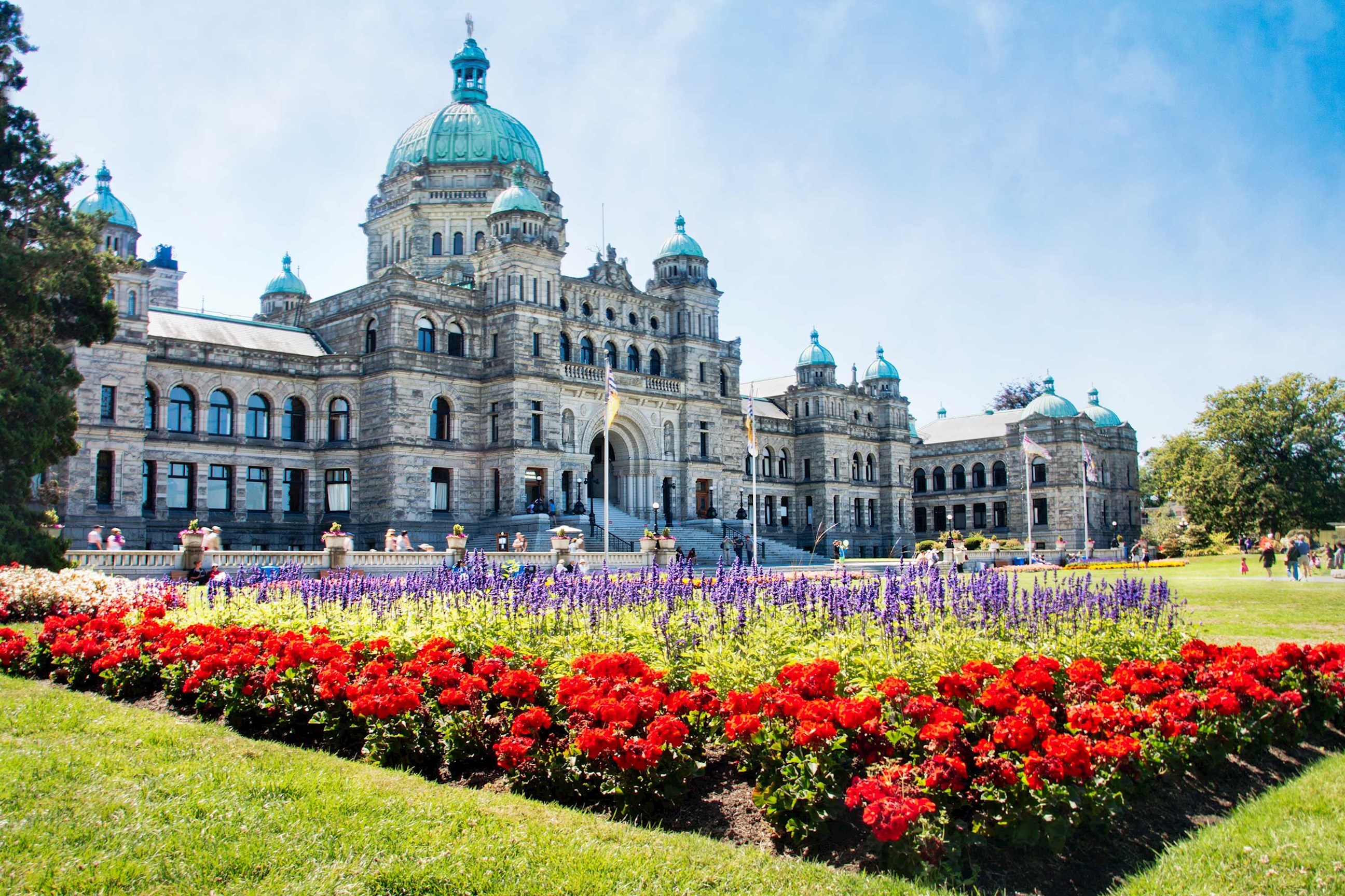 British Columbia Parliament Buildings in Victoria, Canada