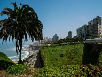 Landscape view of Lima, Peru