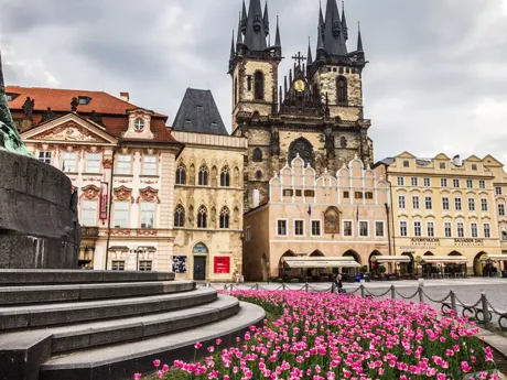 The old town in Prague Czech Republic