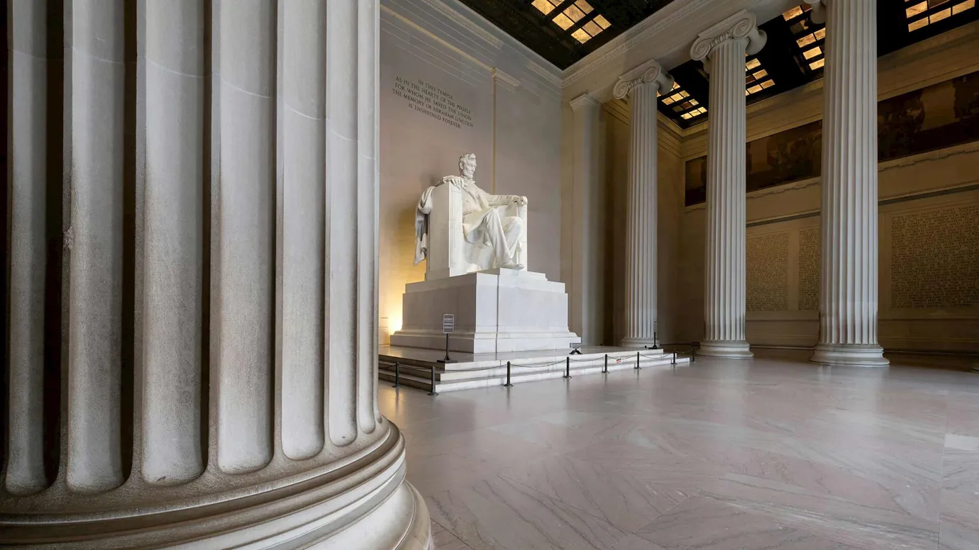 The Lincoln Memorial in Washington D.C, USA