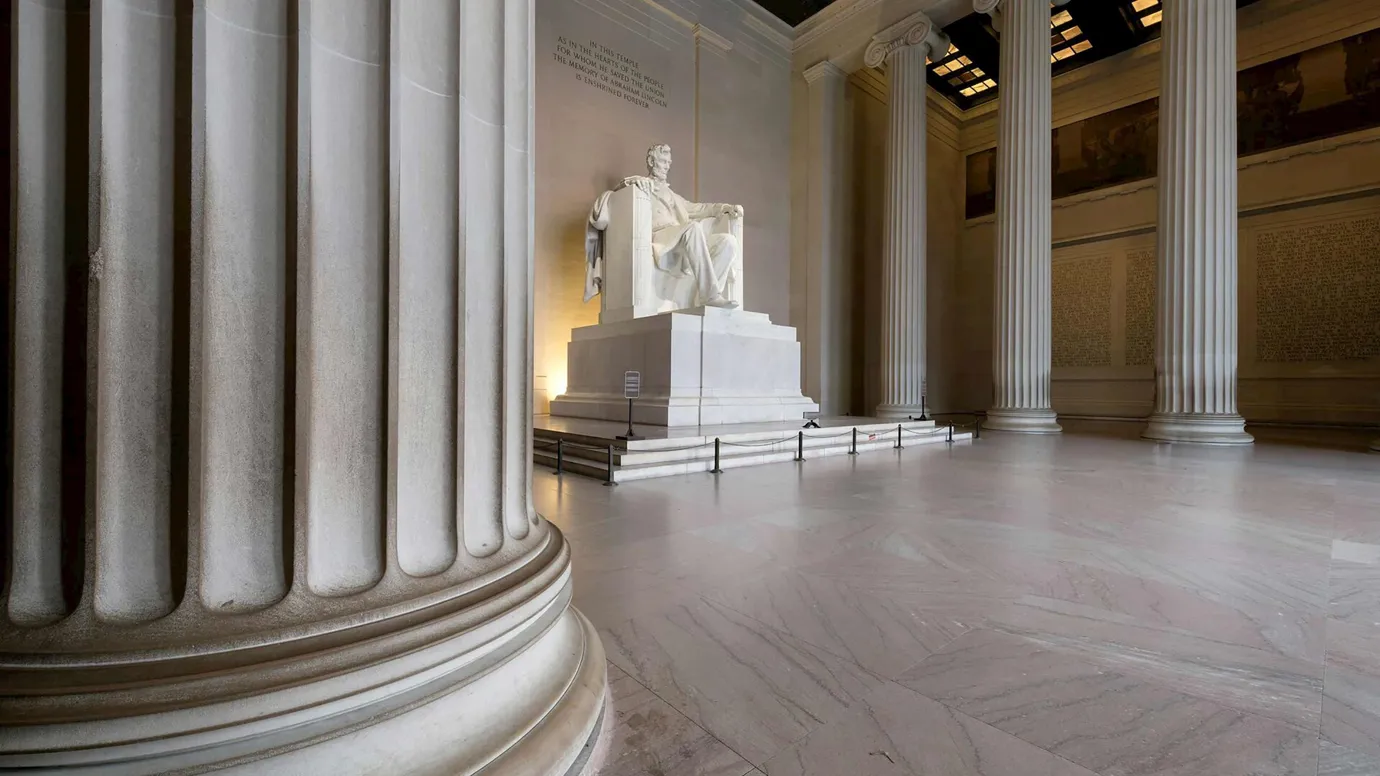 The Lincoln Memorial in Washington D.C, USA