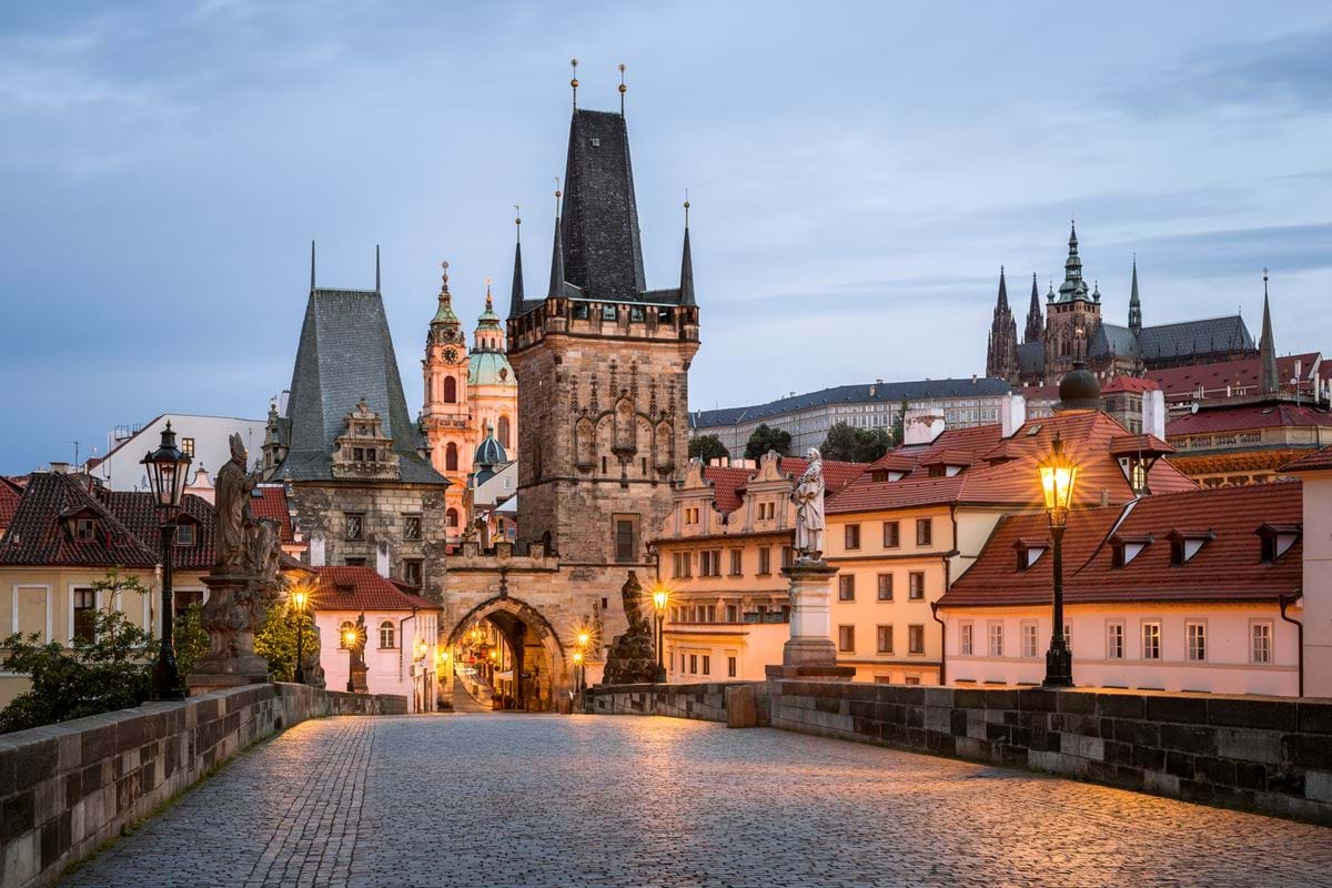 Charles Bridge in Prague Czech Republic