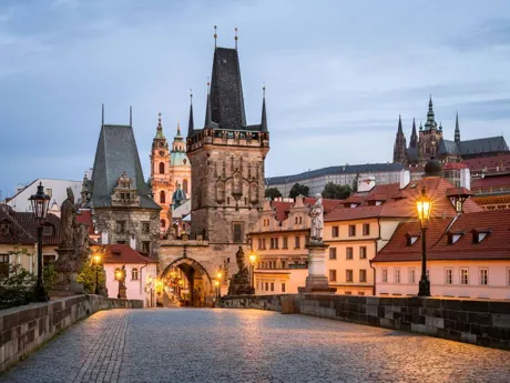 Charles Bridge in Prague Czech Republic