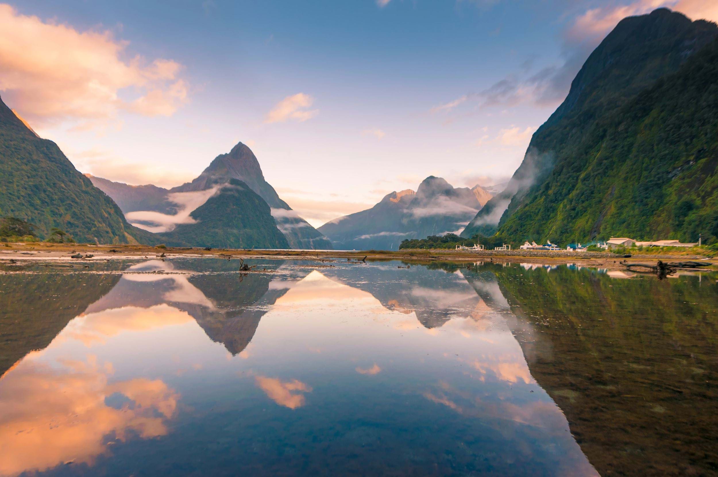 Bay Mountains in New Zealand