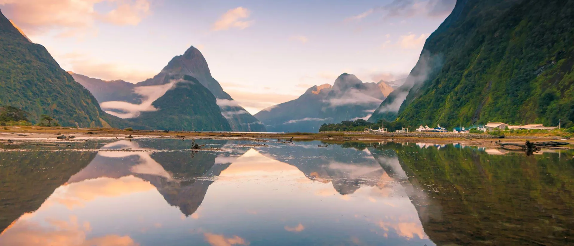 Bay Mountains in New Zealand