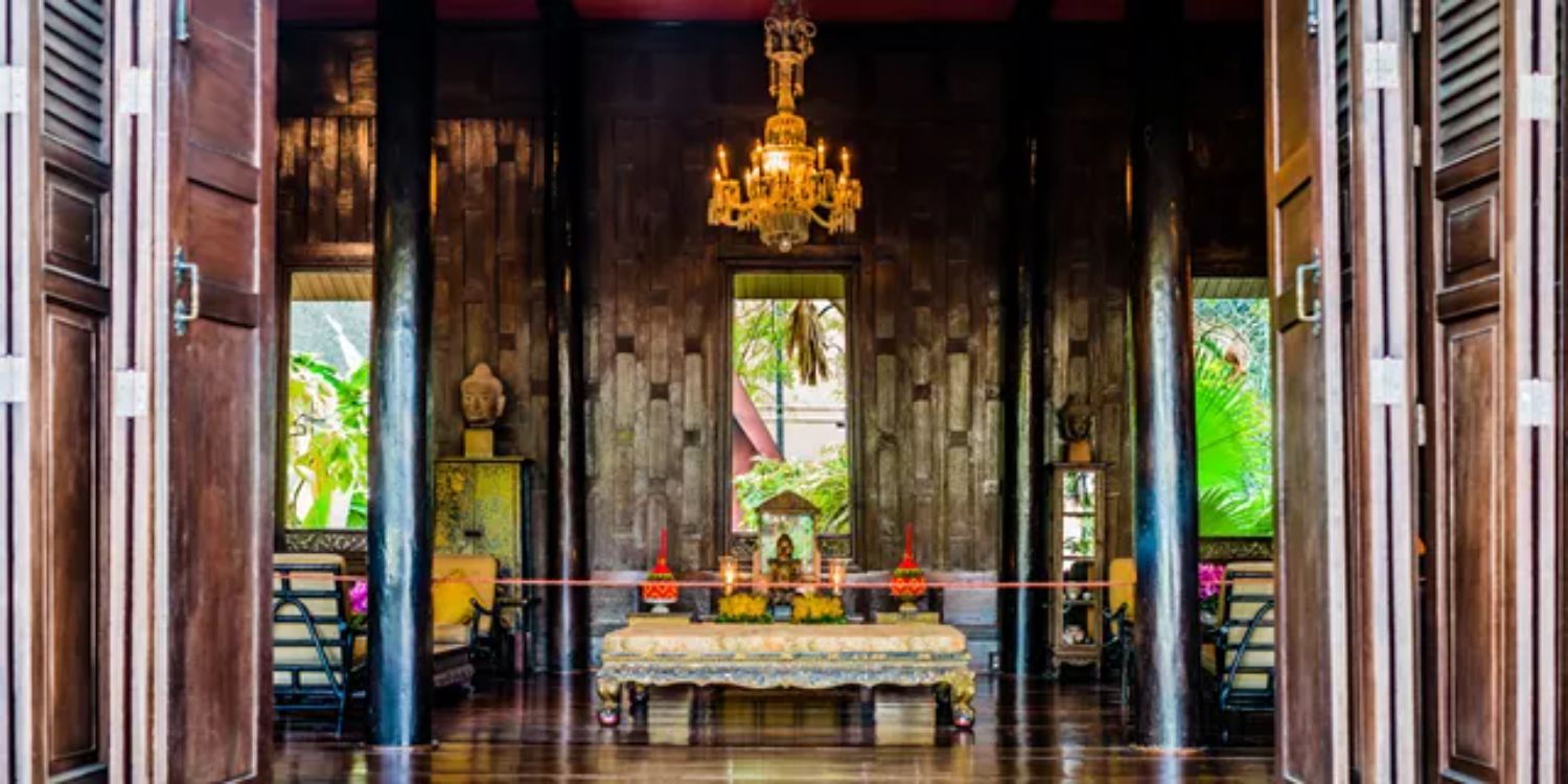 Shrine in Jim Thomson House in Thailand