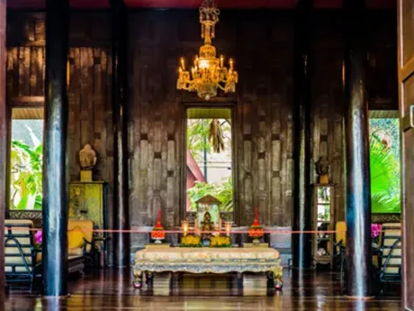 Shrine in Jim Thomson House in Thailand