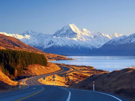 Road Mount Cook New Zealand