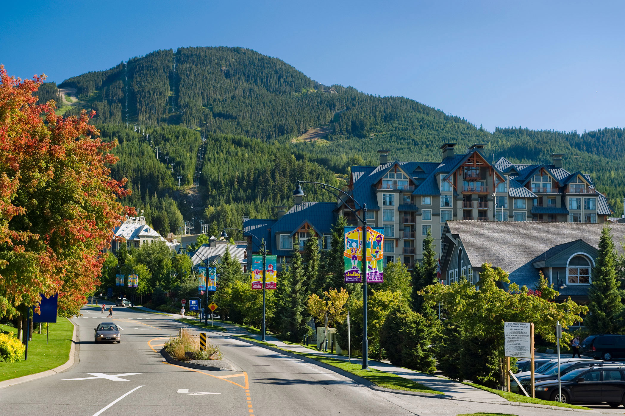 Mountain resort, Whistler, Canada