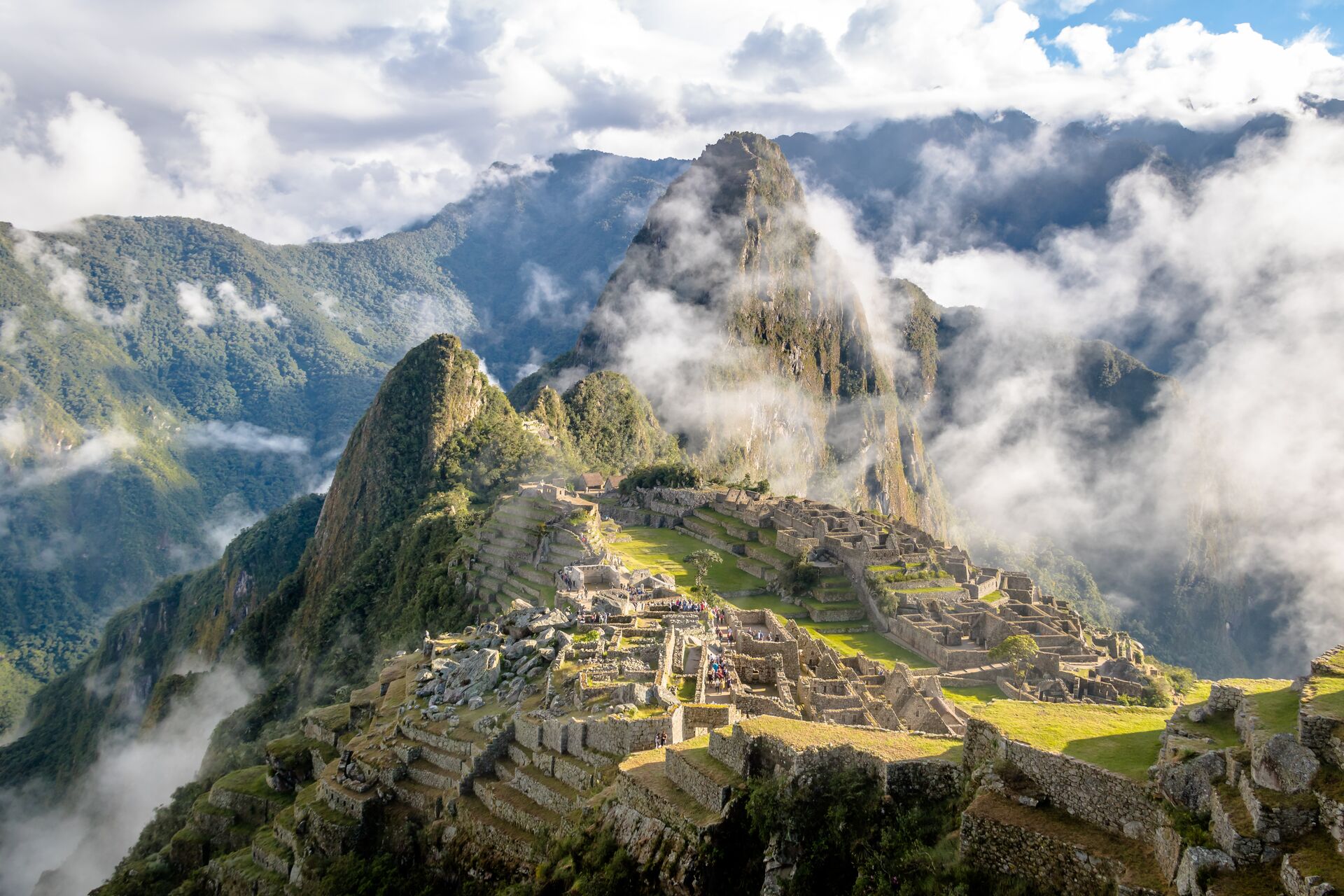 Machu Picchu Inca Ruins in Sacred Valley Peru