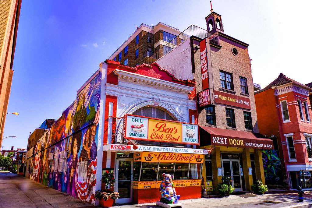 Lunch at Ben’s Chili Bowl, Washington, D.C, USA