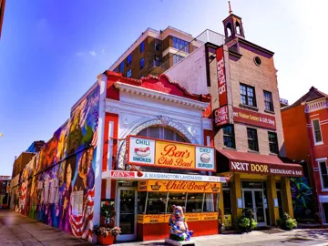 Lunch at Ben’s Chili Bowl, Washington, D.C, USA