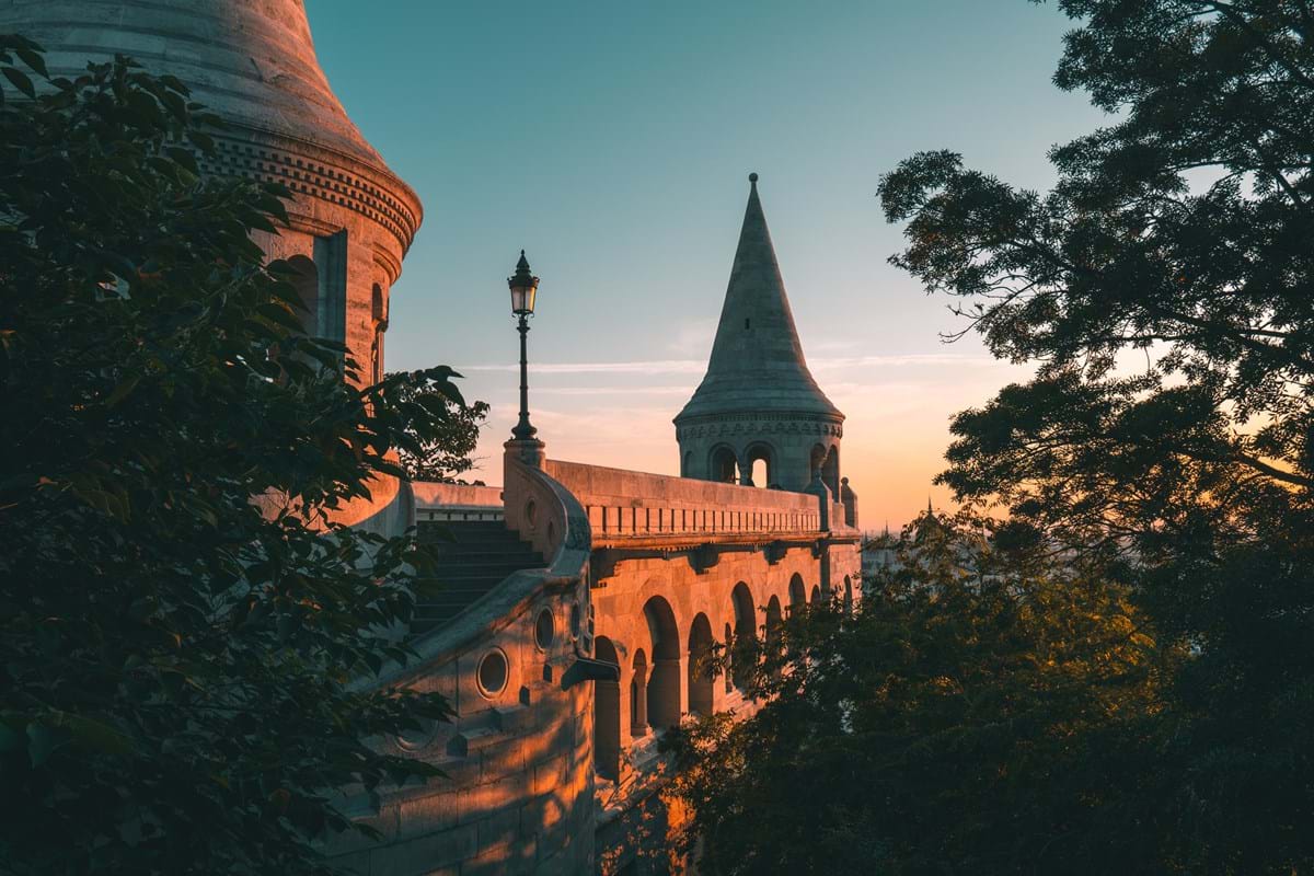Fisherman bastion in Hungary Budapest