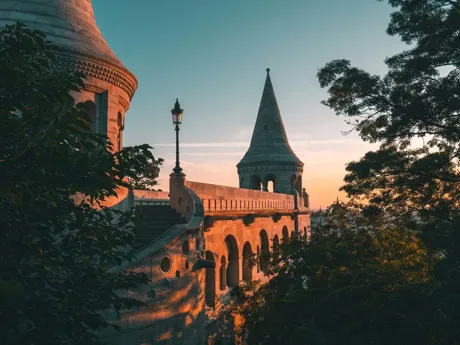 Fisherman bastion in Hungary Budapest