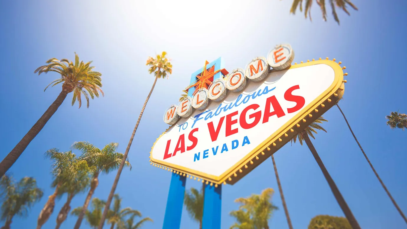 Iconic sign in Las Vegas, USA