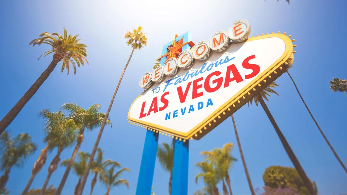 Iconic sign in Las Vegas, USA