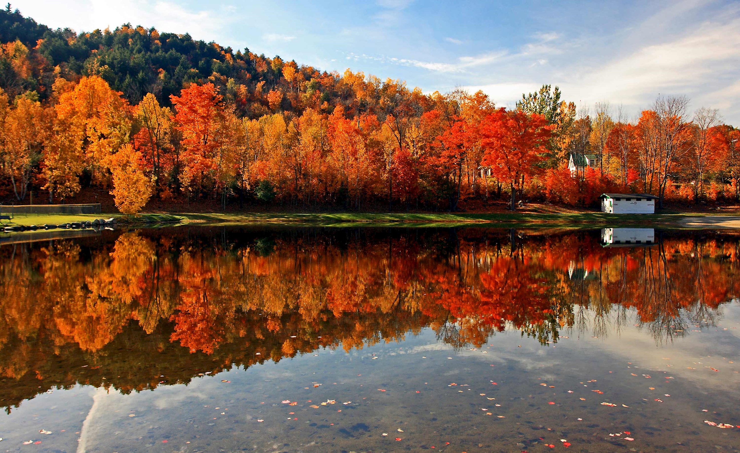 Lake in North Conway, USA
