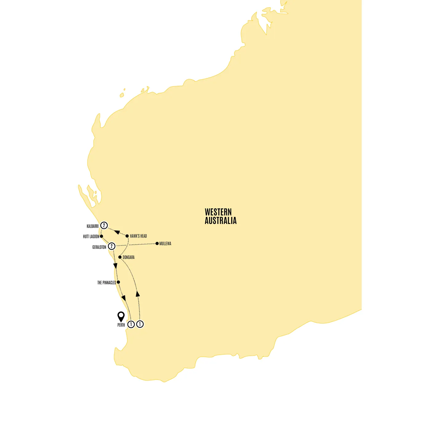 The Wildflower Wanderer Guided Tour Map