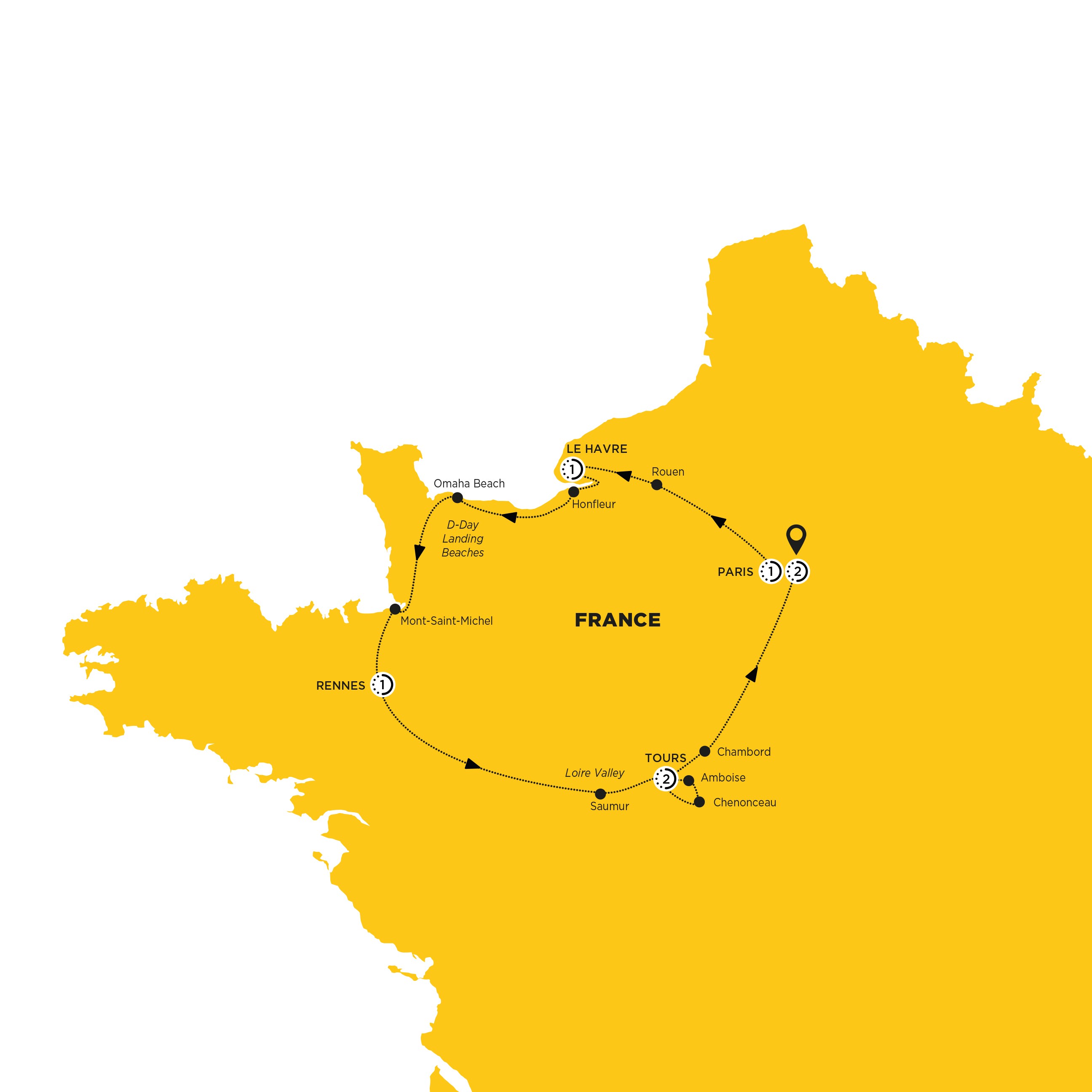 France Tours Places to Visit in France Costsaver