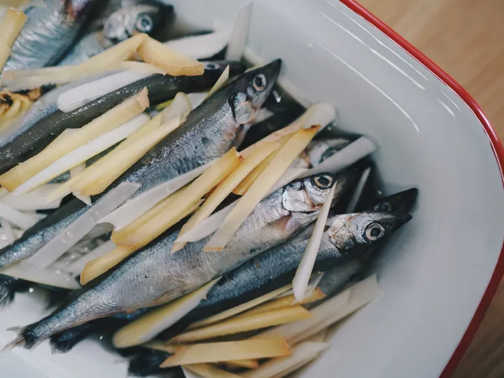 Soused Herring dish in Holland