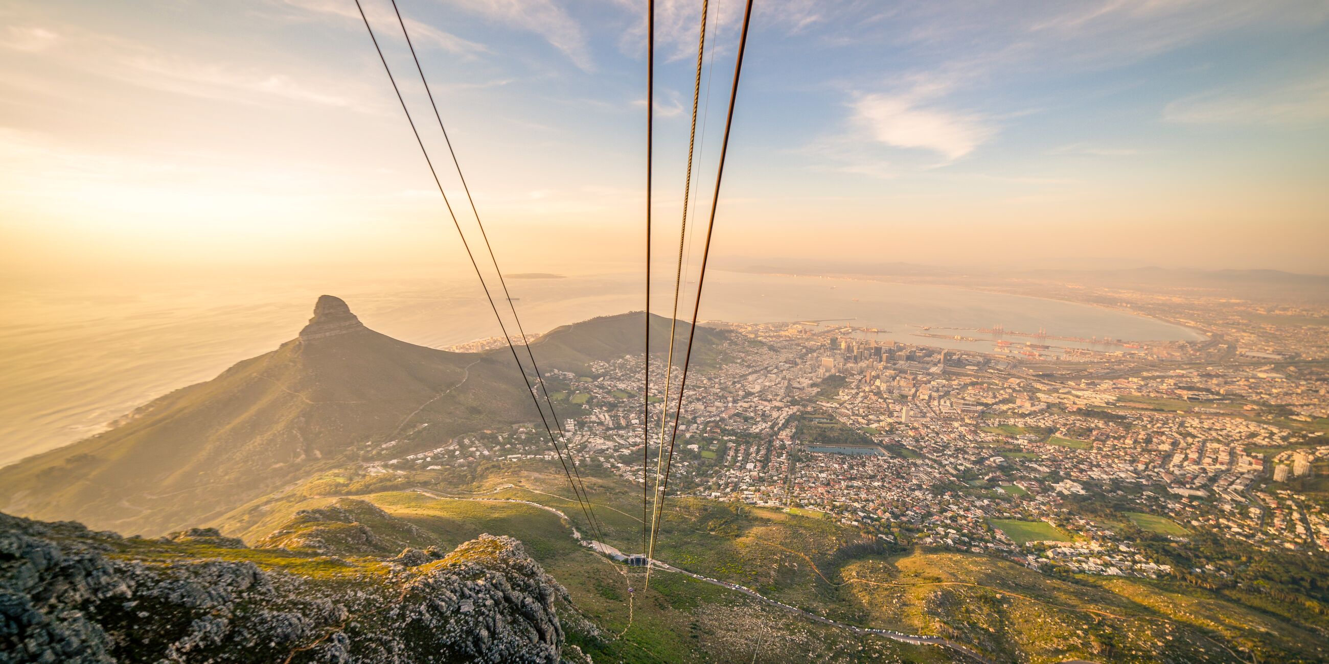 Aerial view of Cape Town, South Africa