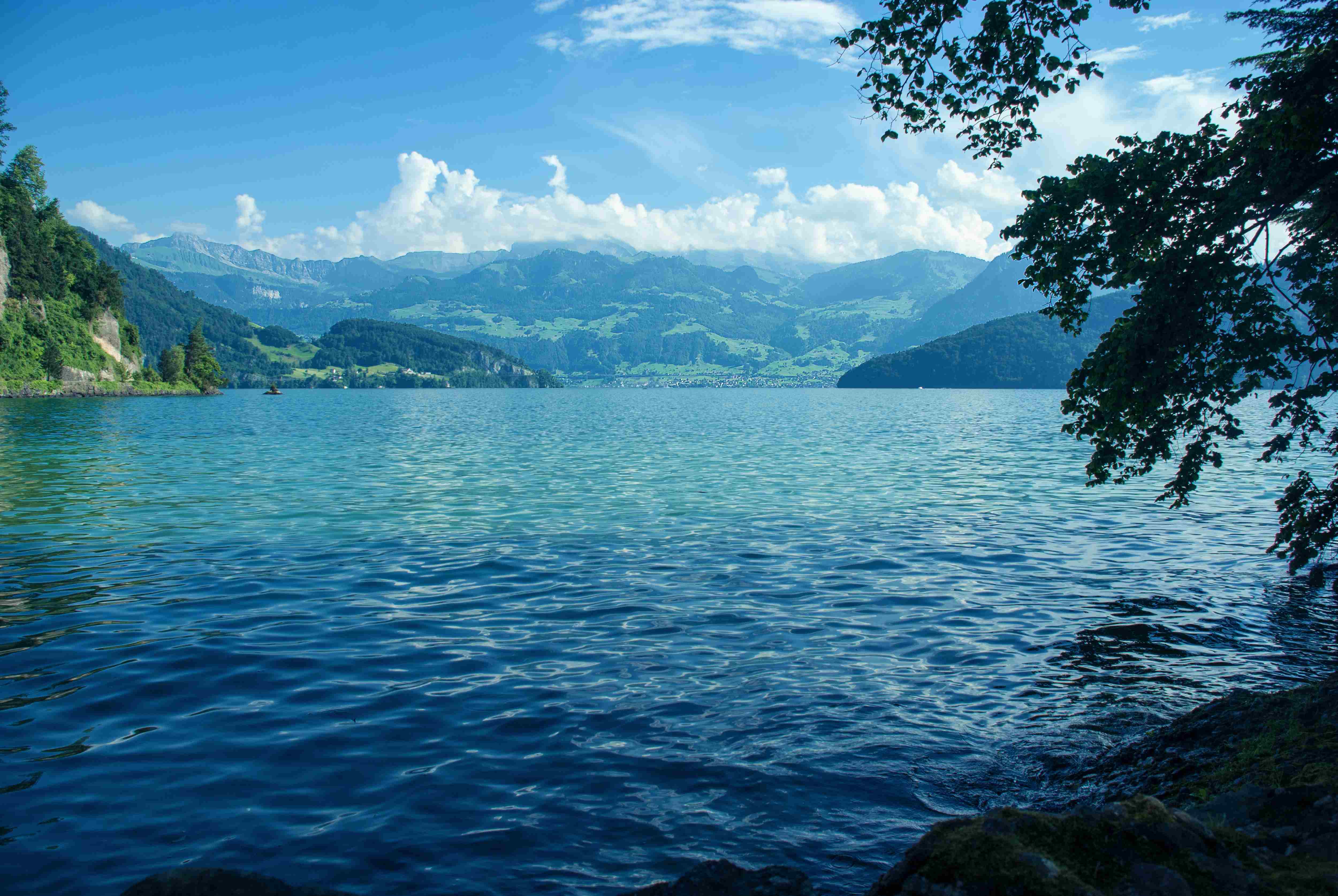 Lake in Switzerland
