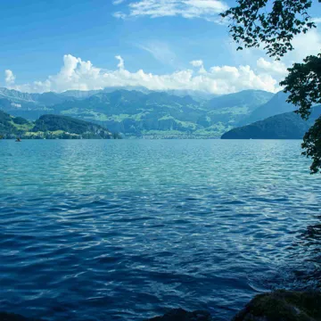 Lake in Switzerland