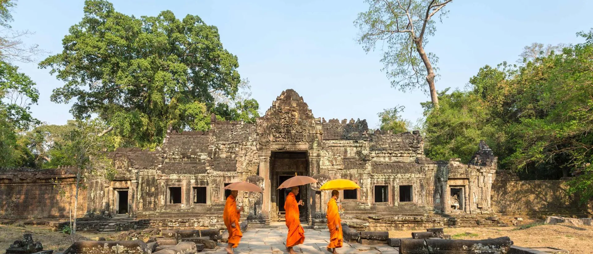Monks on Vietnam Cambodia Adventure tour