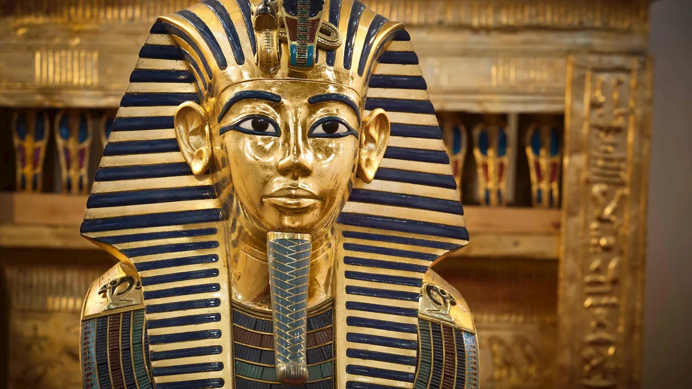 Tutankhamun Mask Museum in Cairo, Egypt
