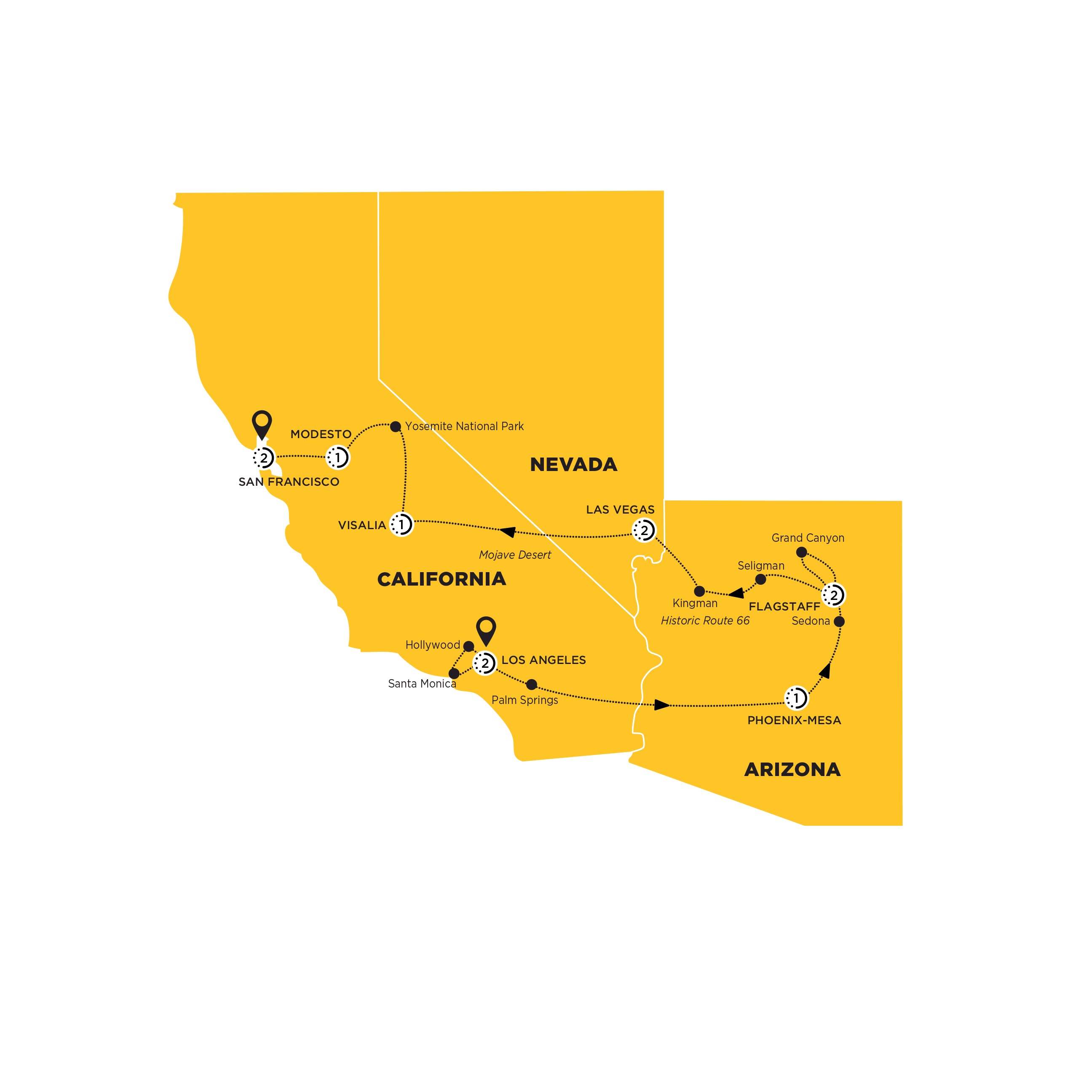 Best of the West USA Budget Tour 2023 Costsaver