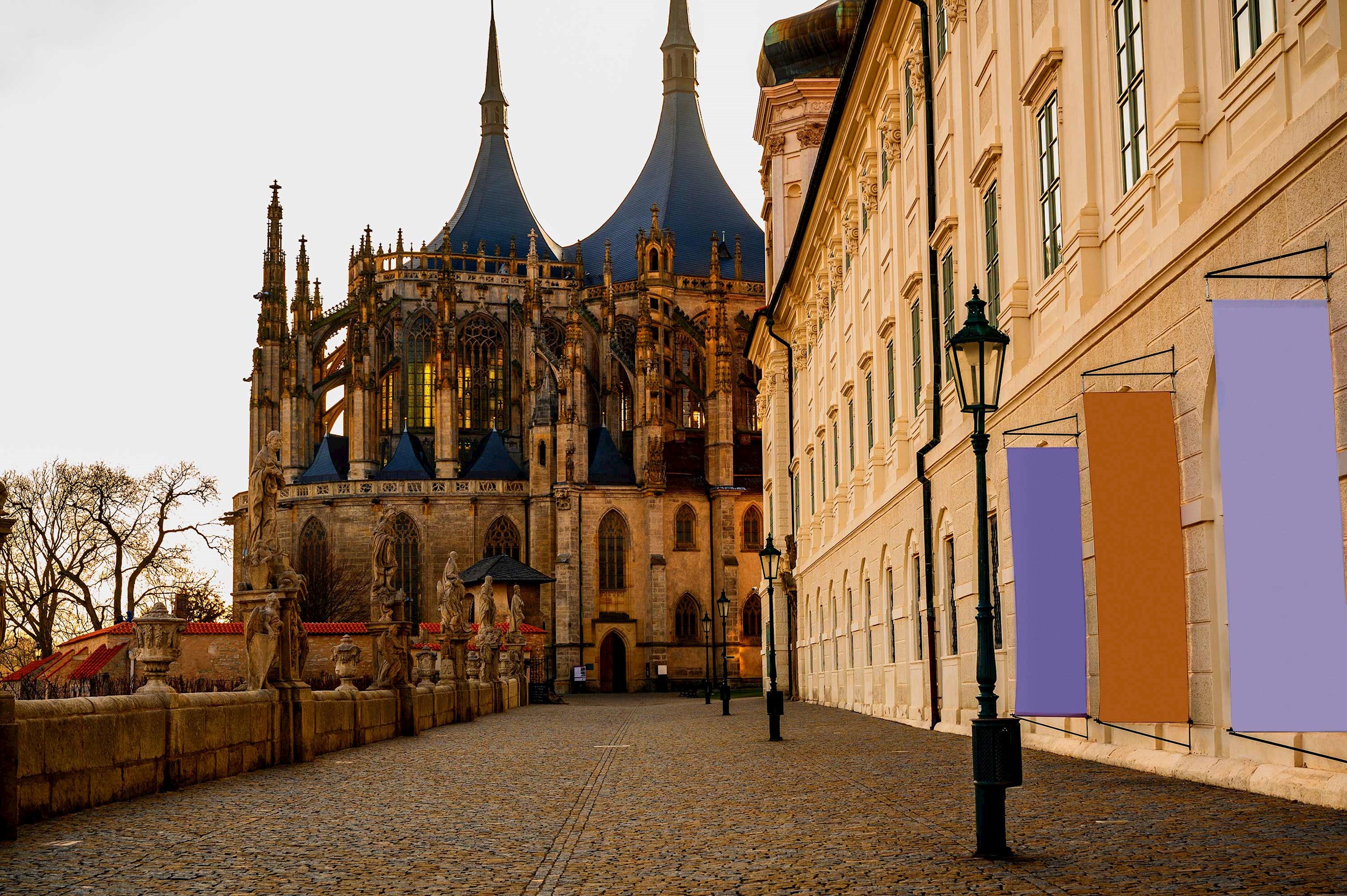 St. Barbara's Church and Jesuit College in Kutna Hora, Czech Republic