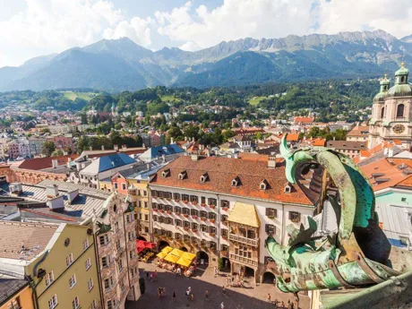 Innsbruck Rooftop bar in Austria