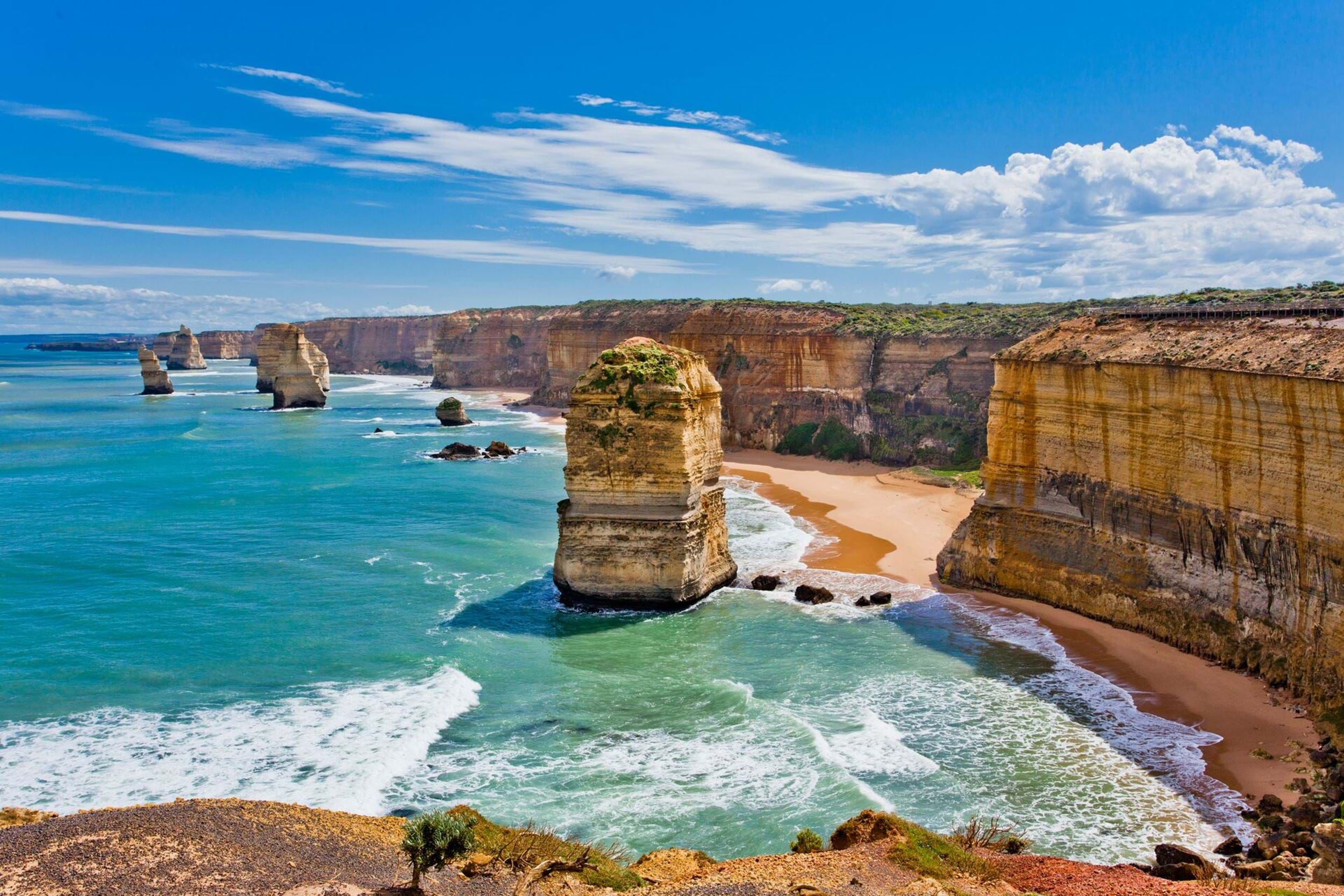 Twelve Apostles View in Australia