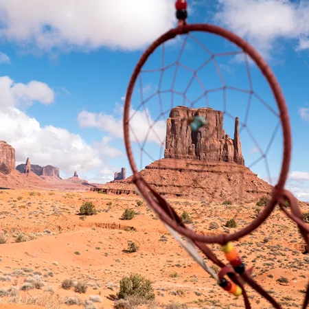 Dream Catcher Navajo Souvenir At Momument Valley in USA